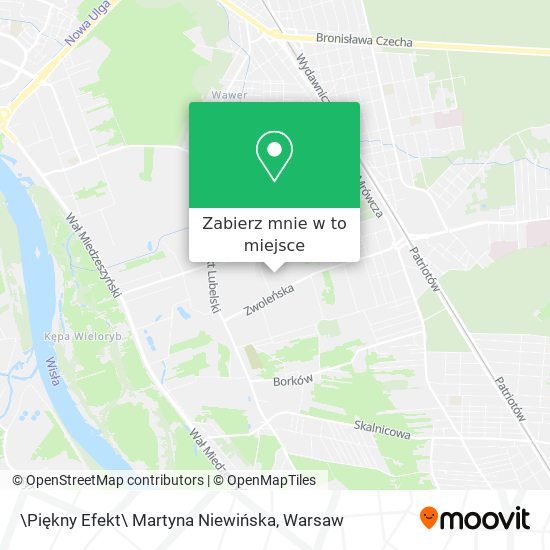 Mapa \Piękny Efekt\ Martyna Niewińska