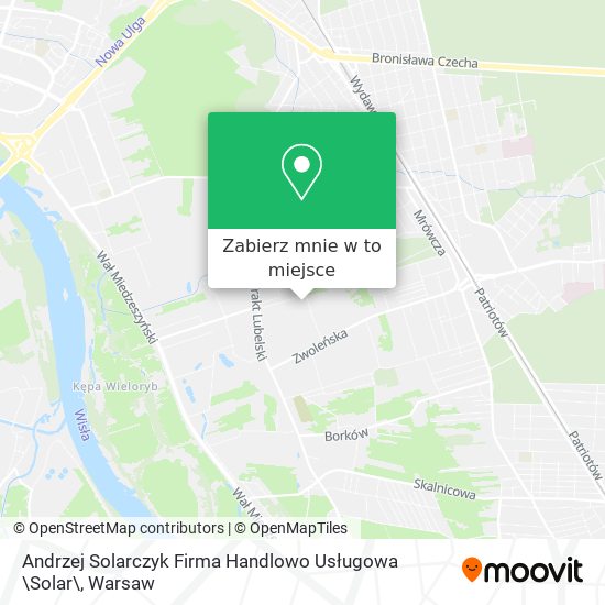 Mapa Andrzej Solarczyk Firma Handlowo Usługowa \Solar\