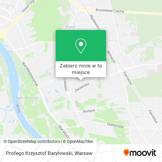 Mapa Profego Krzysztof Baryłowski