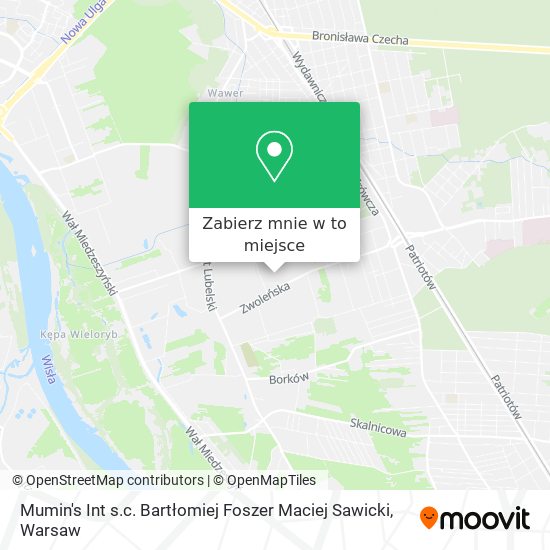 Mapa Mumin's Int s.c. Bartłomiej Foszer Maciej Sawicki