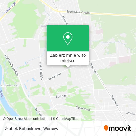 Mapa Żłobek Bobaskowo