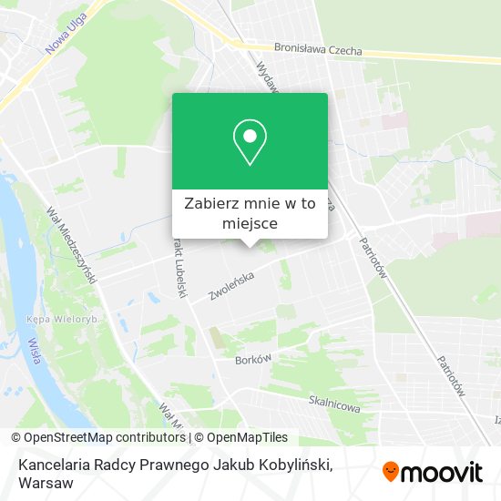 Mapa Kancelaria Radcy Prawnego Jakub Kobyliński