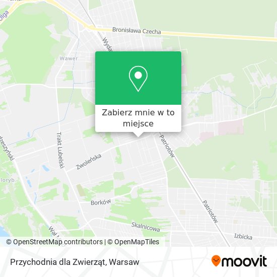 Mapa Przychodnia dla Zwierząt