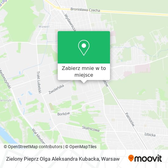 Mapa Zielony Pieprz Olga Aleksandra Kubacka