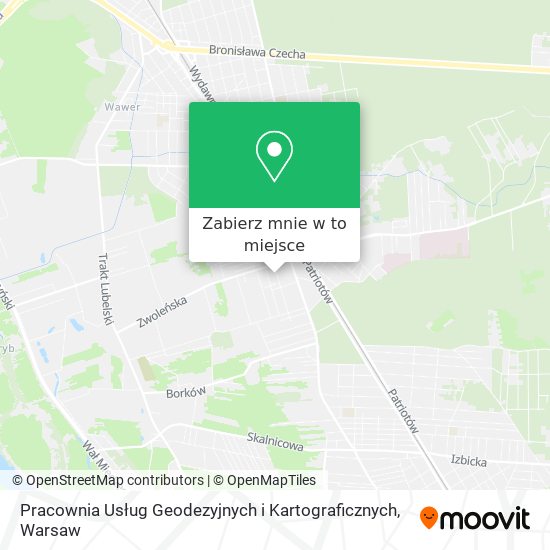 Mapa Pracownia Usług Geodezyjnych i Kartograficznych