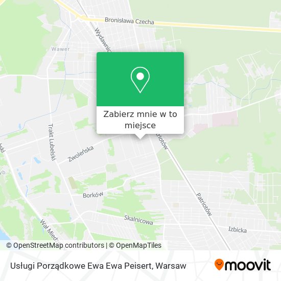 Mapa Usługi Porządkowe Ewa Ewa Peisert