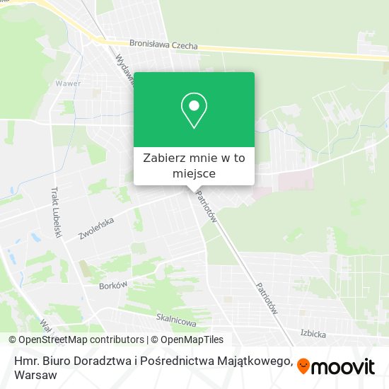 Mapa Hmr. Biuro Doradztwa i Pośrednictwa Majątkowego