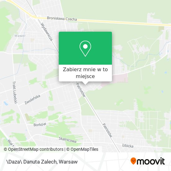 Mapa \Daza\ Danuta Zalech