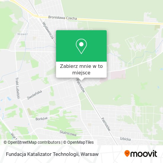 Mapa Fundacja Katalizator Technologii