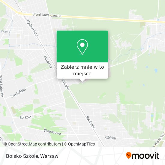 Mapa Boisko Szkole