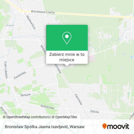 Mapa Bronisław Spółka Jawna Isavljević