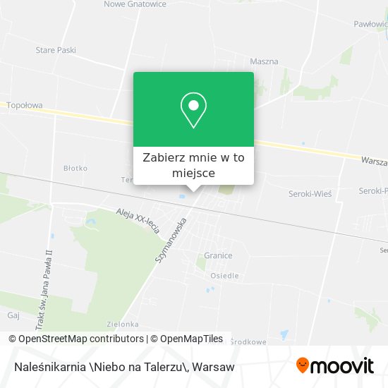 Mapa Naleśnikarnia \Niebo na Talerzu\