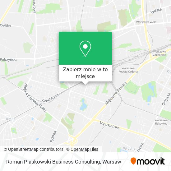 Mapa Roman Piaskowski Business Consulting