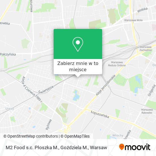 Mapa M2 Food s.c. Płoszka M., Goździela M.