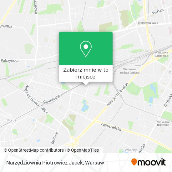 Mapa Narzędziownia Piotrowicz Jacek