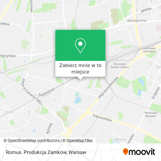 Mapa Romus. Produkcja Zamków