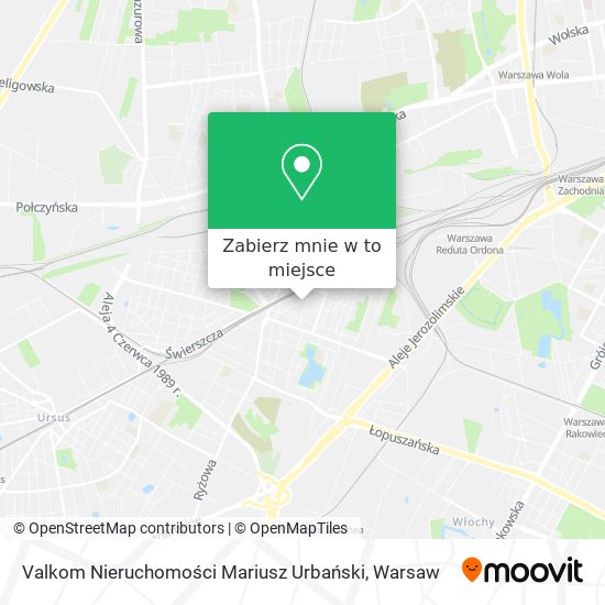 Mapa Valkom Nieruchomości Mariusz Urbański