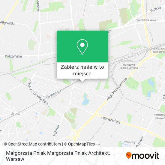 Mapa Małgorzata Pniak Małgorzata Pniak Architekt