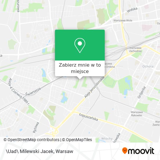 Mapa \Uad\ Milewski Jacek