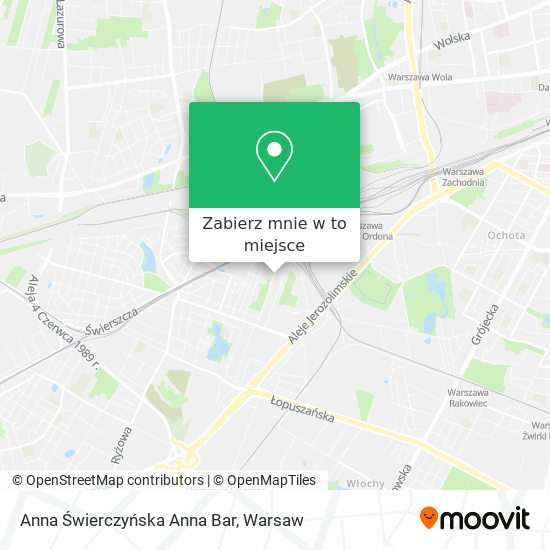 Mapa Anna Świerczyńska Anna Bar