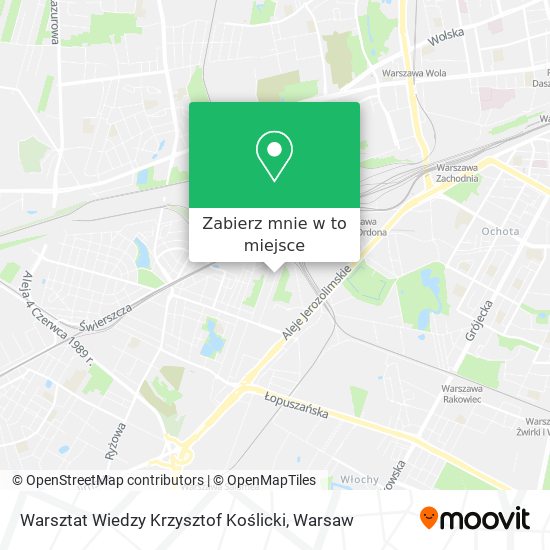 Mapa Warsztat Wiedzy Krzysztof Koślicki