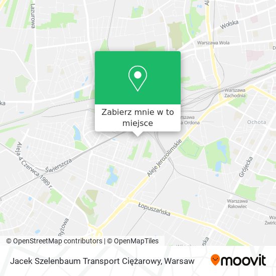 Mapa Jacek Szelenbaum Transport Ciężarowy