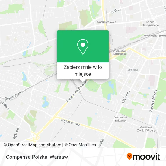 Mapa Compensa Polska