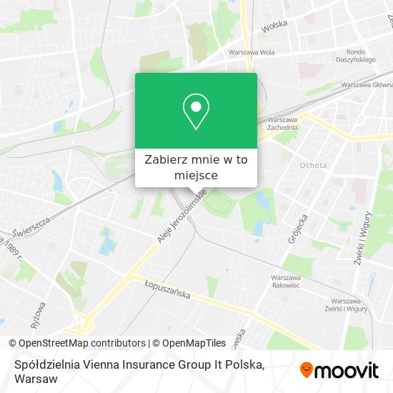 Mapa Spółdzielnia Vienna Insurance Group It Polska