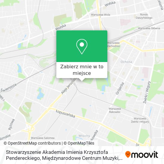 Mapa Stowarzyszenie Akademia Imienia Krzysztofa Pendereckiego, Międzynarodowe Centrum Muzyki