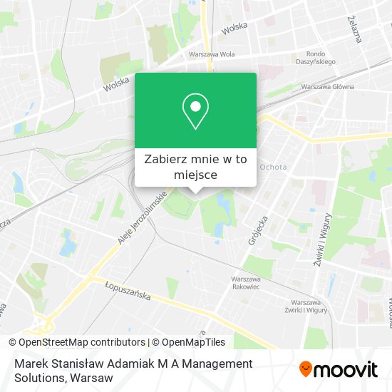 Mapa Marek Stanisław Adamiak M A Management Solutions