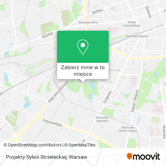 Mapa Projekty Sylwii Strzeleckiej