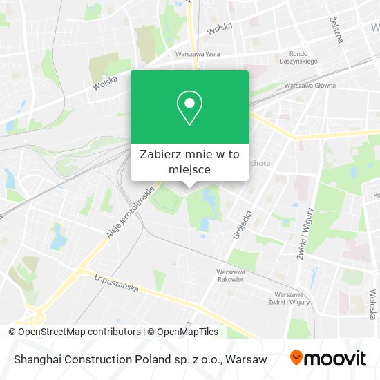 Mapa Shanghai Construction Poland sp. z o.o.