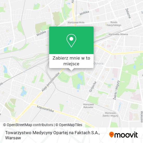 Mapa Towarzystwo Medycyny Opartej na Faktach S.A.