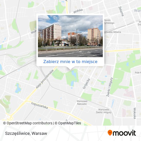 Mapa Szczęśliwice