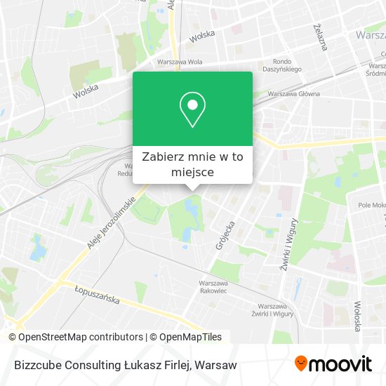 Mapa Bizzcube Consulting Łukasz Firlej