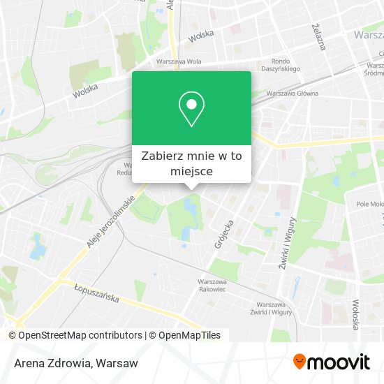 Mapa Arena Zdrowia