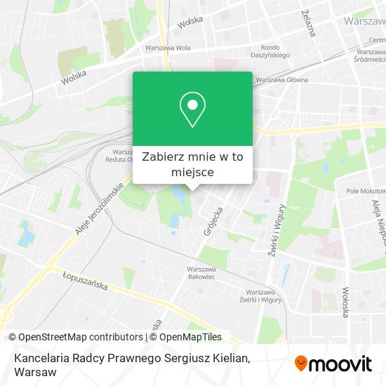 Mapa Kancelaria Radcy Prawnego Sergiusz Kielian