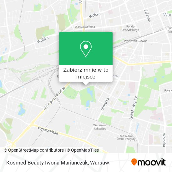 Mapa Kosmed Beauty Iwona Mariańczuk