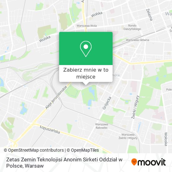 Mapa Zetas Zemin Teknolojisi Anonim Sirketi Oddział w Polsce