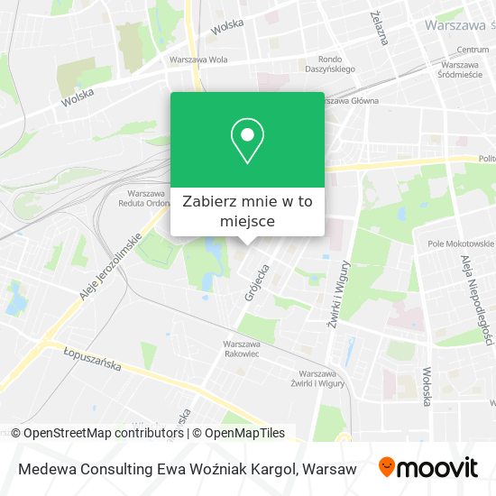 Mapa Medewa Consulting Ewa Woźniak Kargol