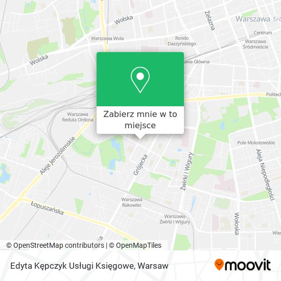 Mapa Edyta Kępczyk Usługi Księgowe