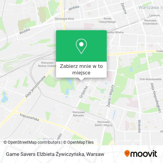 Mapa Game Savers Elżbieta Żywiczyńska