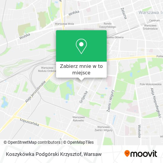 Mapa Koszykówka Podgórski Krzysztof