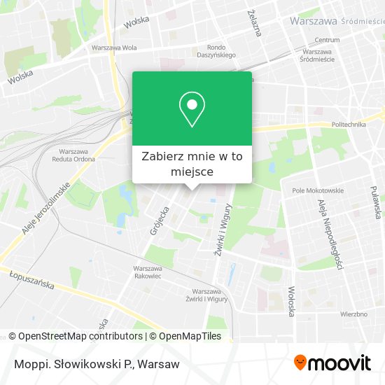 Mapa Moppi. Słowikowski P.