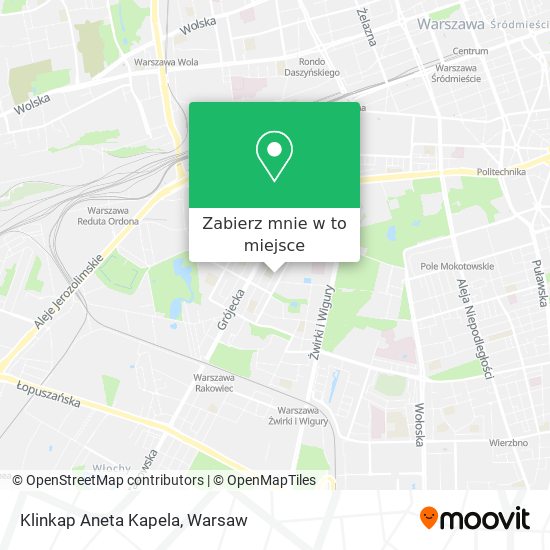 Mapa Klinkap Aneta Kapela