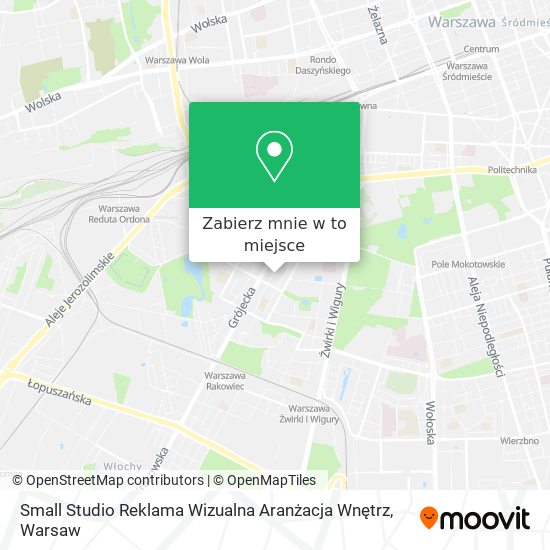 Mapa Small Studio Reklama Wizualna Aranżacja Wnętrz