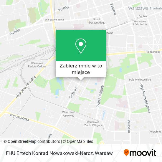 Mapa FHU Ertech Konrad Nowakowski-Nercz