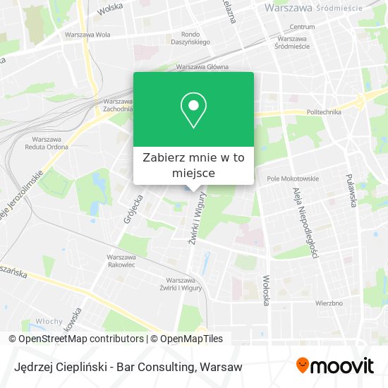 Mapa Jędrzej Ciepliński - Bar Consulting