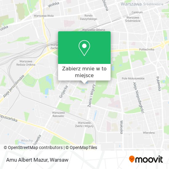 Mapa Amu Albert Mazur