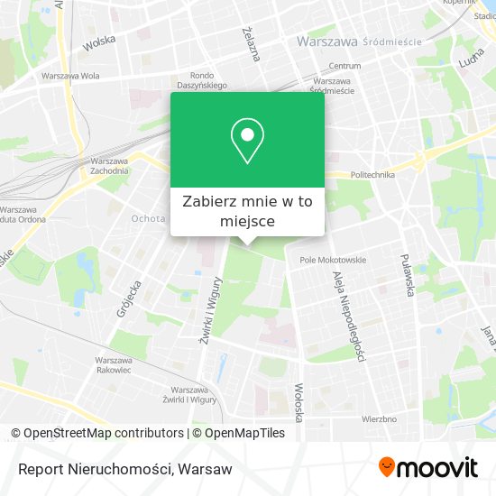 Mapa Report Nieruchomości